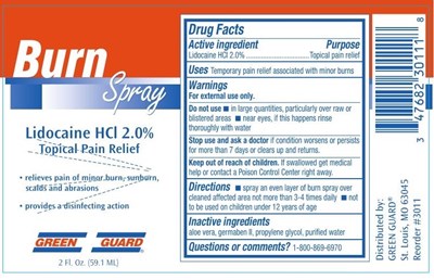 Gg Burn Spray Label 2